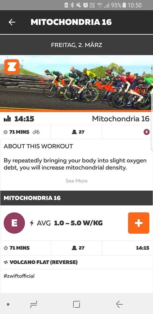 Zwift Mobile Link App Event Beitritt
