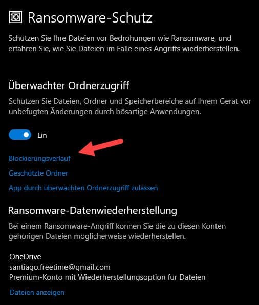 Windows Ransomareschutz