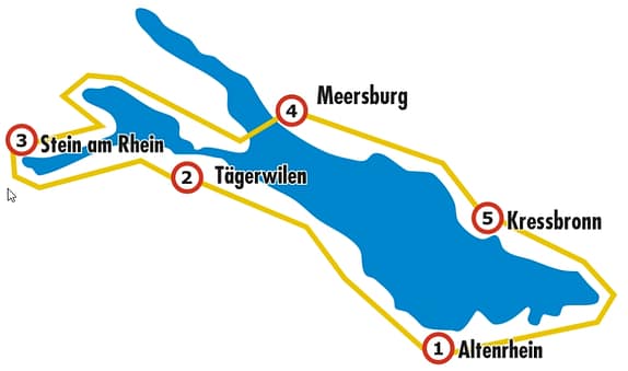 Goldstrecke Bodensee Radmarathon