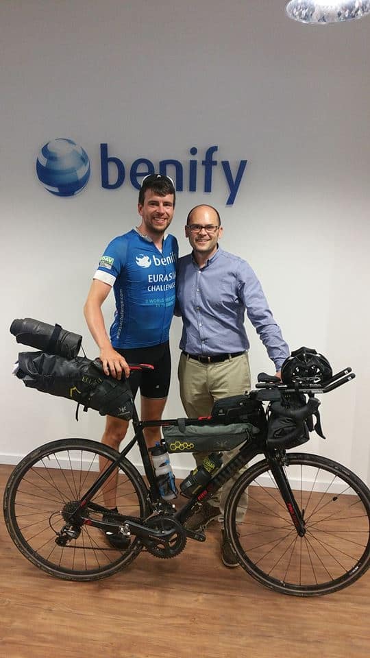 Jonas mit Miachel Rabus vom DAV