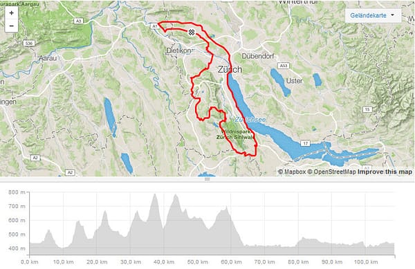 Geplante Route 23.06.2017 Geplante Route 23.06.2017