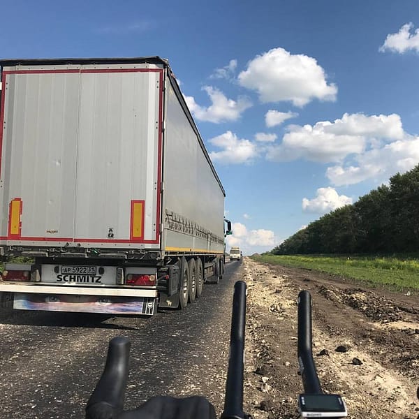 Strasse in Russland Strasse in Russland