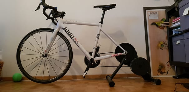 Ernesto auf dem Kickr Core