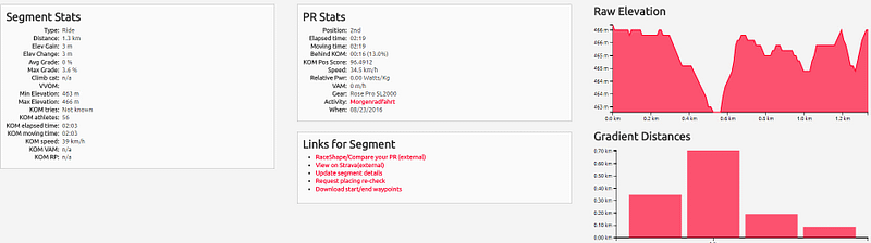 Strava Addons Veloviewer Segment Analyse Teil 2